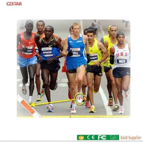 Waterproof marathon Run rfid shoe tag epc gen2 iso18000-6c passive sports Athletes shoe tag disposable UHF RFID tag sticker