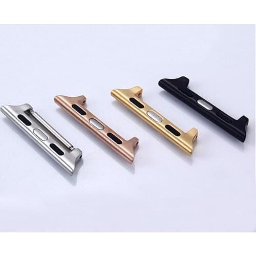 1 Pair Quick Release Seamless Metal Adapters For Apple Watch Series 1 2 3 4 Connector 44mm 40mm 42mm 38mm Band Linker Adapter