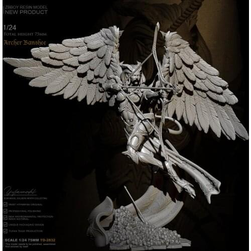 75mm 1/24 Resin model kits figure DIY self-assembled TD-2832