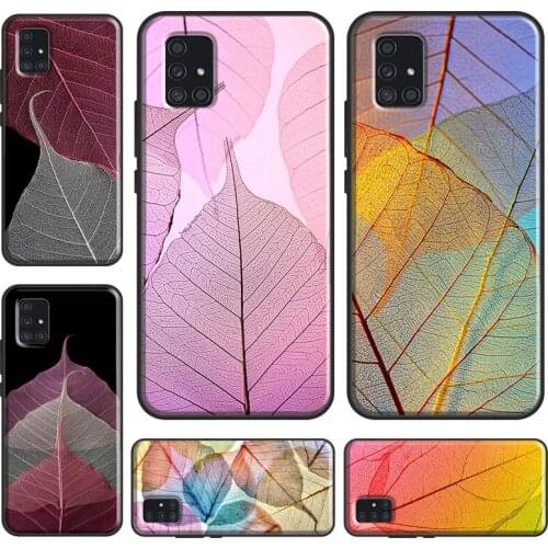 Colorful Leaves Case For Samsung A12 A32 A42 A52 A72 A20e A21S A11 A31 A51 A71 A70 A50 A10 A20 A02 S Cover