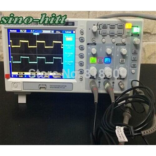 Hantek DSO5102B Digital storage Scopemeter 100MHz 1GSa/s better than ADS1102 CAL+ Double Channel Desktop Original oscillograph