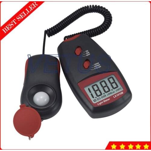 Digital LCD 50,000 Lux Meter Photometer Luxmeter Light meter LX1010B 5pcs/1lot