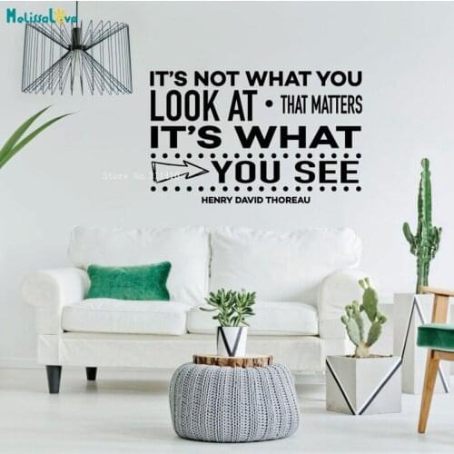 Its What You See Inspirational Wall Decals Vinyl Art For Home Decoration Bedroom Living Room Quote Self-adhesive Décor YT3922