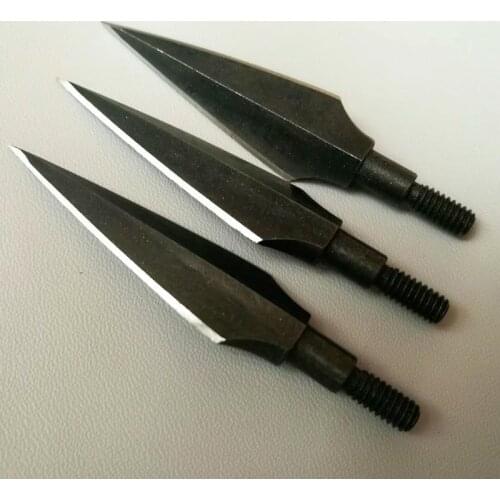 3pcs Willow shape bow and arrow hunting shooting archery outdoor recreation hunting antique universal thread bow arrow head