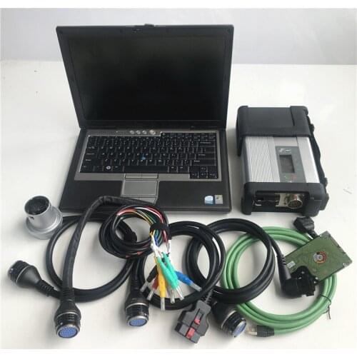 SD Connect Compact 5 MB auto scanner diagnostic tool + 2020.12V MB Star C5 software installed well 320G HDD with Laptop D630