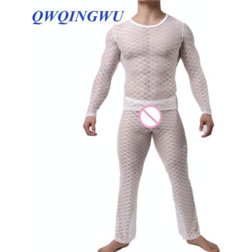 Top quality Long Johns Underwear Men Tops Pants Sets Compression Finish Net Quick Drying Underwear Men Cothing Set Long Johns