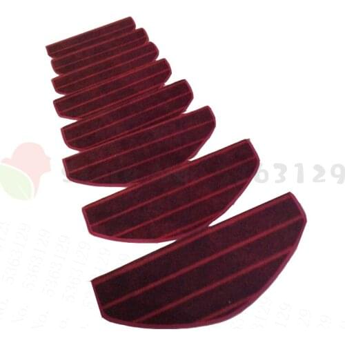 Stair Tread Carpet Mats Self Adhesive Stair Mat Stair Mat Anti-Skid Step Rugs Safety Mute Floor Mats Indoor Warm Pad 55x21