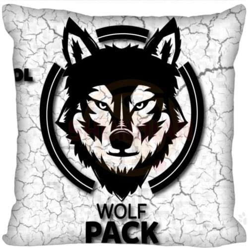 Hot The Cool Wolf Pillows Cases Custom Pillowcases Cool Kpop Pillow Cover Standard Size 20x20cm 35x35cm 40x40cm LQ0237