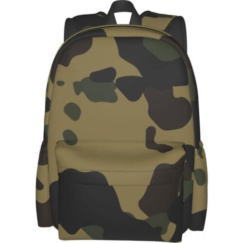 Camouflage Pattern Multifunctional Backpacks for School Travelling Hiking Camping Children Book Bag College Backpacks