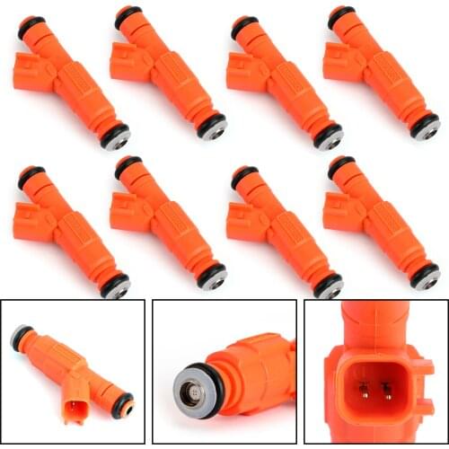 Set of 8 Fuel Injectors 4 Hole 82211150 0280155917 M02917X8 For Ford E 350 450 F 250 350 F450 F550