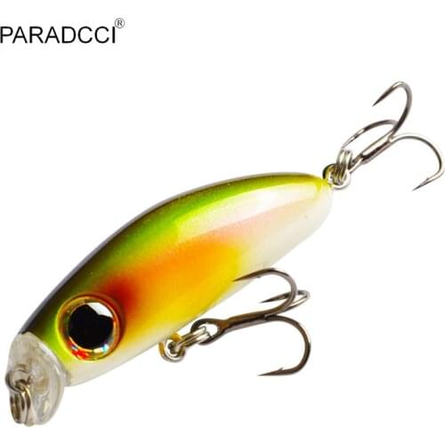 NEW HOT Japanese Design PARADCCI Ultra Light Steam Fishing Lure 2.2g 40mm Perch Trout Slow Sinking Minnow MINI Hard Bait