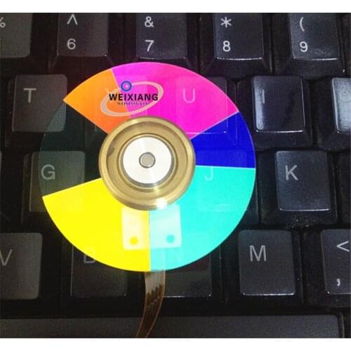 Original Projector Color Wheel For Vivitek D755WT/ D84AH/ D96EA Color wheels,6 segments 44mm