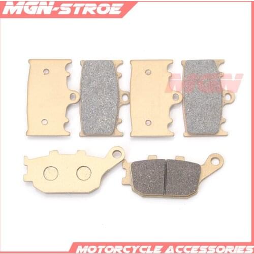 Motorcycle Front Rear Brake Pads for GSX650 2008-2009-2010-2011--2012 GSF650 2007-2008-2009-2010-2012-2013-2014