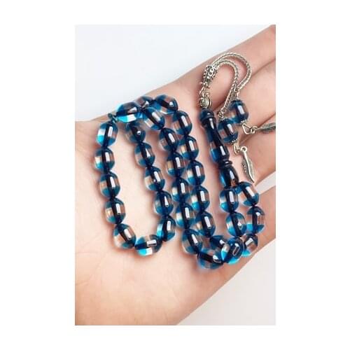 Powder Amber male muslim 33 prayer beads islamic god Prayer Rosary Tasbih islamic Mens black Vernier Powder Amber Prayer Beads