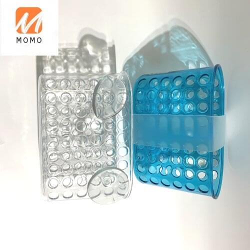 Strong wall suction basket bathroom supplies rack