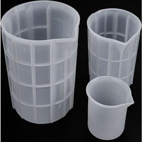 DIY Crystal Epoxy Silicone Mold Disposable Measuring Cup 750ml With Scale Production