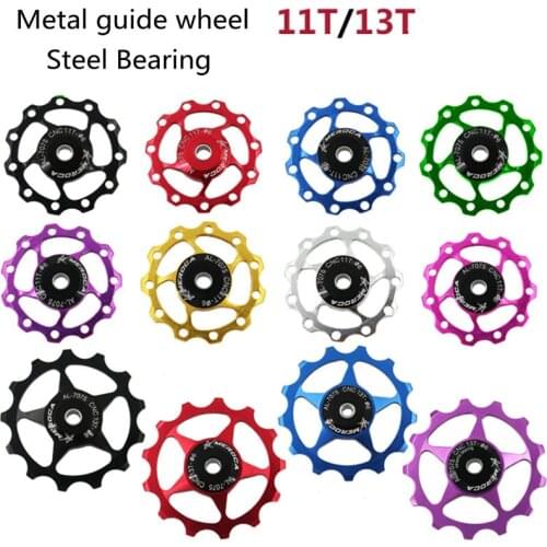 11/13T MTB Mountian Bike Rear Derailleur Pulley Aluminium Bicyle Guide Bearing
