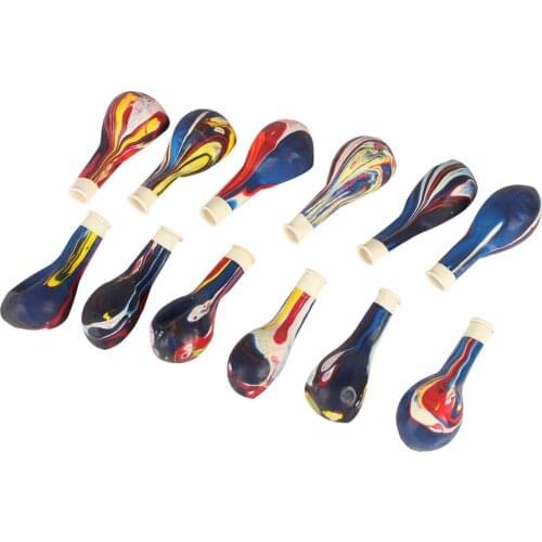 10pcs/set 10inch Colorful Cloud Balloons Emulsion Colorful Cream Agate Heavy Duty Tie Dye Balloons For Event Party Decor