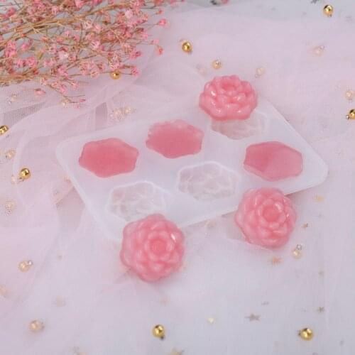 6 x Rose Flower Chocolate Silicone Mould Mold Homemade DIY Baking Tools Crafts