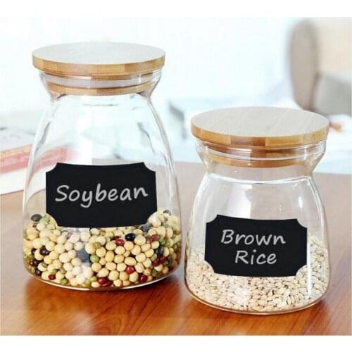8PCS/Set Bottles & Jars Labels Wedding Kitchen Jars Blackboard Stickers Chalkboard Labels Bottle Label