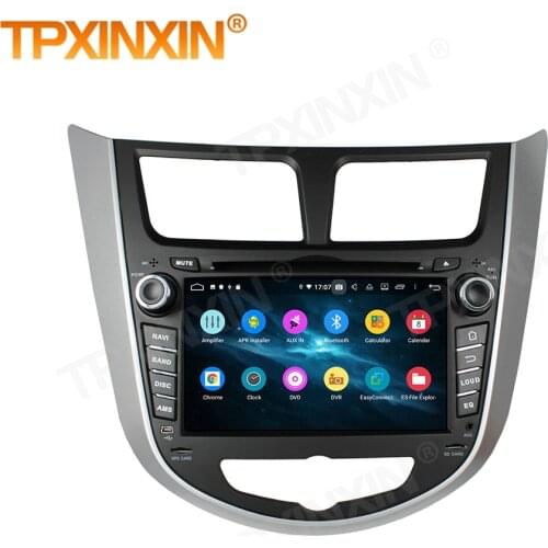 Carplay 2 Din Car Android Stereo Receiver For Hyunda Verna Accent Solaris 2011 2012 Radio Audio Recorder Head Unit Player Screen