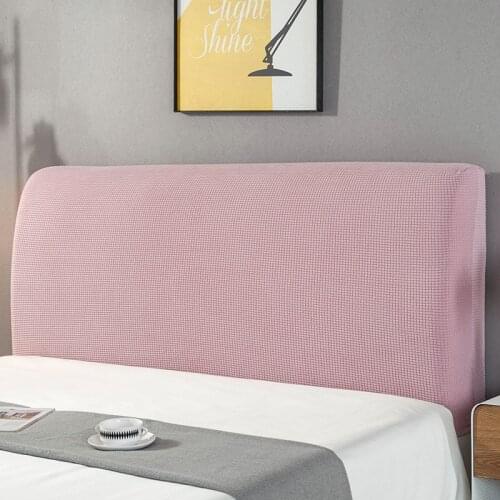 Elastic Bedhead Cover All-inclusive Headboard Solid Color Bedside Cover Dustproof Bed Head Cover home Bed Head Back Protection