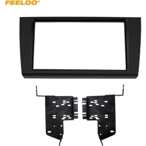 FEELDO Car Radio Fascia Frame Dash Kit for Lexus GS300/400/430 Toyota Aristo (S160) 2Din Stereo Panel Refitting Frame #HQ4926