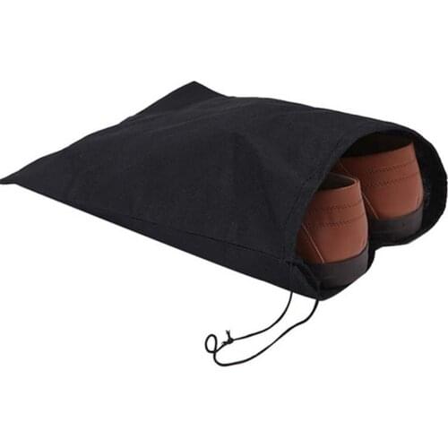 Hobbylane Durable Non-Woven Shoe Storage Bag Anti-dust Drawstring Shoes Organizer Bags