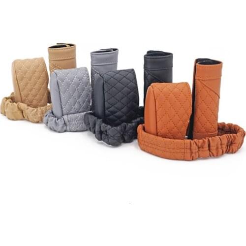 Three-piece car interior, artificial leather gear cover, car gear cover, rearview mirror cover