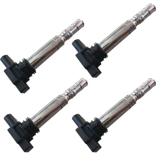 4Pcs OEM Ignition Coils For A8L Phaeton Touareg Continent Flying Spur Continent GT W12 07C 905 715 A 07C 905 115 J 07C 905 100