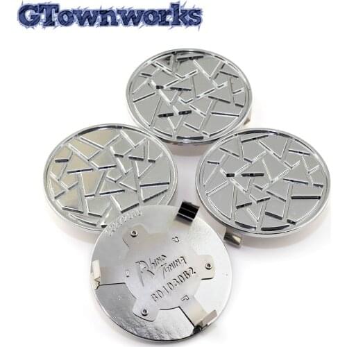 Wheel Hub Cap 4pcs 63mm 58mm Universal Various Sizes Car Rims HubCaps Metal Clip Zinc Alloy For Refit Car Accessories