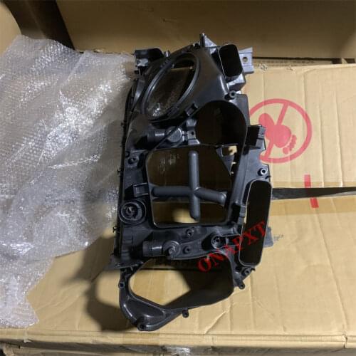 Car Headlight Cover For BMW 7 Series F01 F02 Standard Configuration 2009-2015 Glass Lens Back Protection Base Black Rear Shell