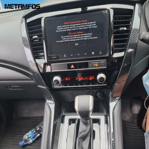 For Mitsubishi Pajero/Montero/Shogun Sport 2019-2021 Gear Shift Box Cover Trim Molding Decoration Strip Interior Car Accessories