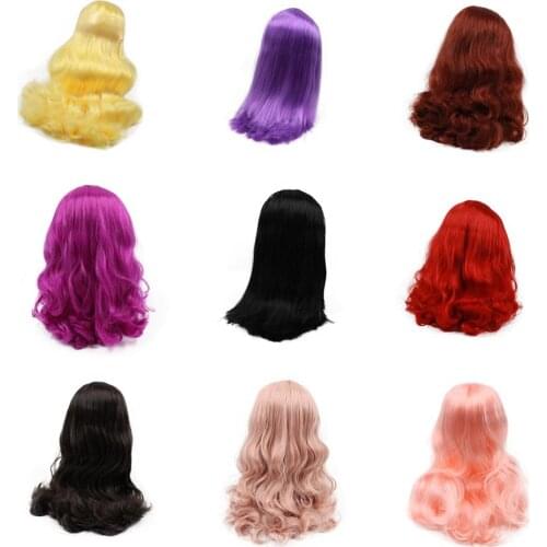 Fortune days RBL Blyth Doll icy Scalp dome Wig 1/6 hair toy for DIY custom doll