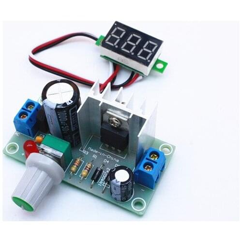 LM317 1.5-32V Voltage Regulators module with Voltmeter