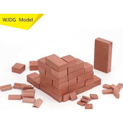 50pcs/10pcs Sand table building simulation brick and tile pillar DIY production of miniature landscape modeling materials toys