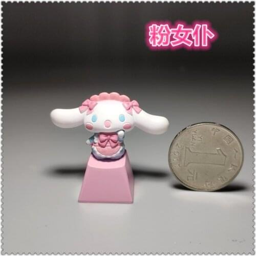 Handmade Cartoon Key Cap Mechanical Gaming Keyboard Keycaps Personality Design Axis R4 Cute Big Ear Dog Personalized Key Cap