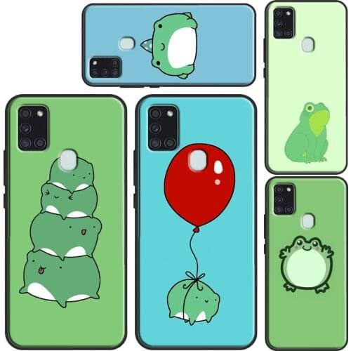 Cartoon Frog For Samsung A31 A51 A71 A21S A11 M21 M31 Case For Galaxy A20e A10 A30S A40 A50 A70 Cover
