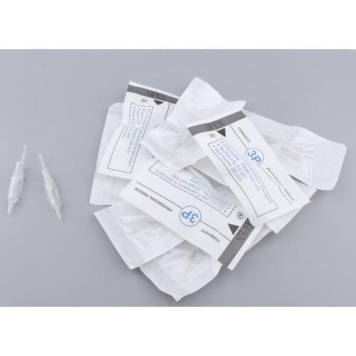 10 Pieces Pro Permanent Makeup Needles Kit Eyebrow Pen Tattoo Machine Tips Set