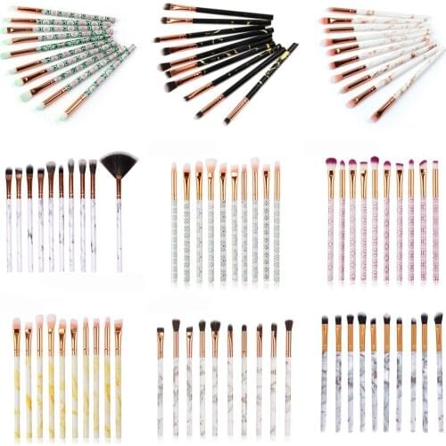 YXN 10Pcs Makeup Brushes Set Cosmetic Powder Eye Shadow Foundation Blush Blending Beauty Make Up of 2021 Pincel Maquiagem