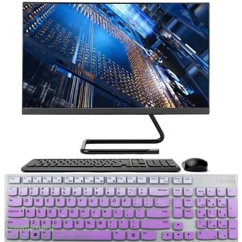 Desktop keyboard cover Skin computer All in one PC For Lenovo Ideacentre R5 4600U 520C 520 22iku 22icb 22ast 24icb AIO 520 330