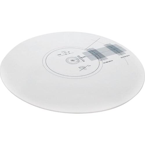 Nonslip LP Vinyl Record Pickup Angle Calibration Plate Distance Gauge Protractor Adjustment Ruler Tool Turntable Accessories