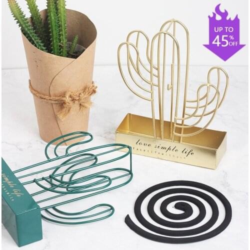 Nordic Retro Mosquito Coil Holder Frame Elegant Home Decoration Sandalwood Moustique Repellent Coil Holder