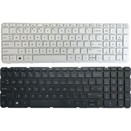 NEW US Keyboard FOR HP Pavilion 17-N 17-E 17N 17E R68 English laptop keyboard white and black