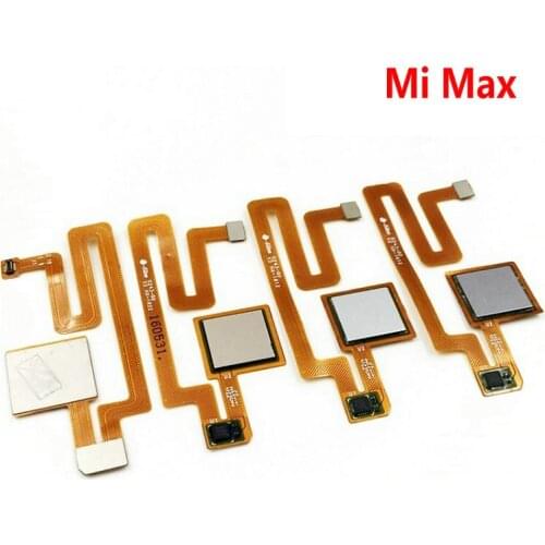 New For Xiaomi Max Mi Max Fingerprint Sensor Home Button flex cable Repair Parts