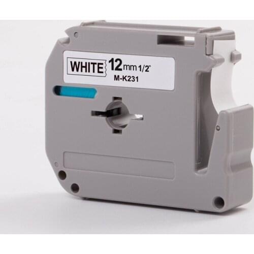 Printer M-K231 Printing Pattern with Label Machine MK Series Ribbon 12mm PT-65/90/80 Printing Paper Label Machine CH