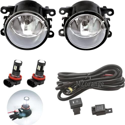 Fog lights For Renault Duster Fluence L30 Kangoo Megane 2/3 Koleos Clio IV Twingo II Lodgy Kwid Kadjar LED Fog Light Fog Lamp