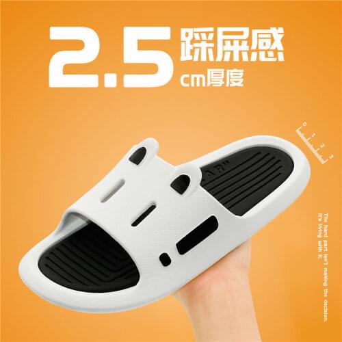 Women Men Summer Fashion Slippers Slide Sandals Beach High Heels Shower Thick Soft Sole Ladies Boys Girls Bathroom Shoes