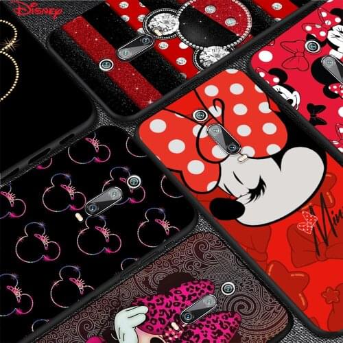 Disney Minnie Bow Silicone Cover For Xiaomi Redmi 9T 9 9C 9A 9AT 9i 8 8A 7 6 Pro 7A 6A 5 5A 4X Plus Phone Case