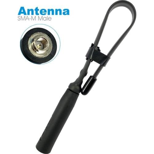 New Walkie Talkie Folding Tactical Antenna SMA-M Male Dual Band VHF UHF 8W For ICOM Yaesu Vertex VX-3R VX-7R ZT-2R PX-2R UV-985